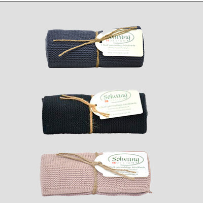 Eko stickad kökshandduk